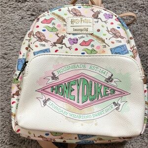 Loungefly Honeydukes Mini Backpack - Cream with Pastel Pink & Mint